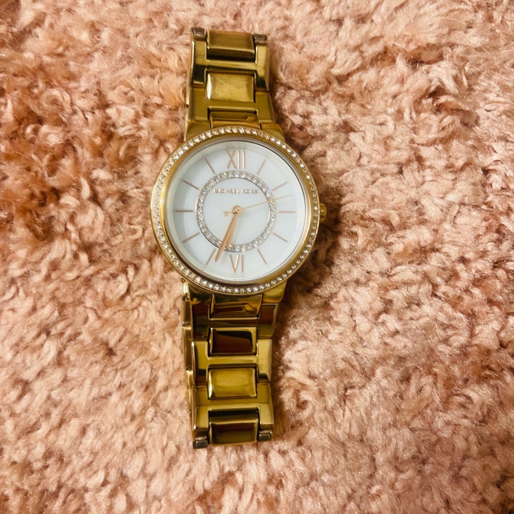 Michael kors  authentic rose gold watch